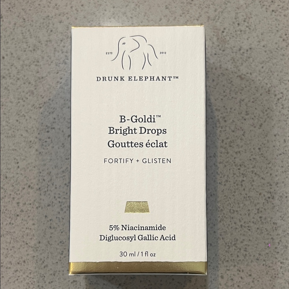 Drunk Elephant B-Goldi Bright Drops with Gold Accents